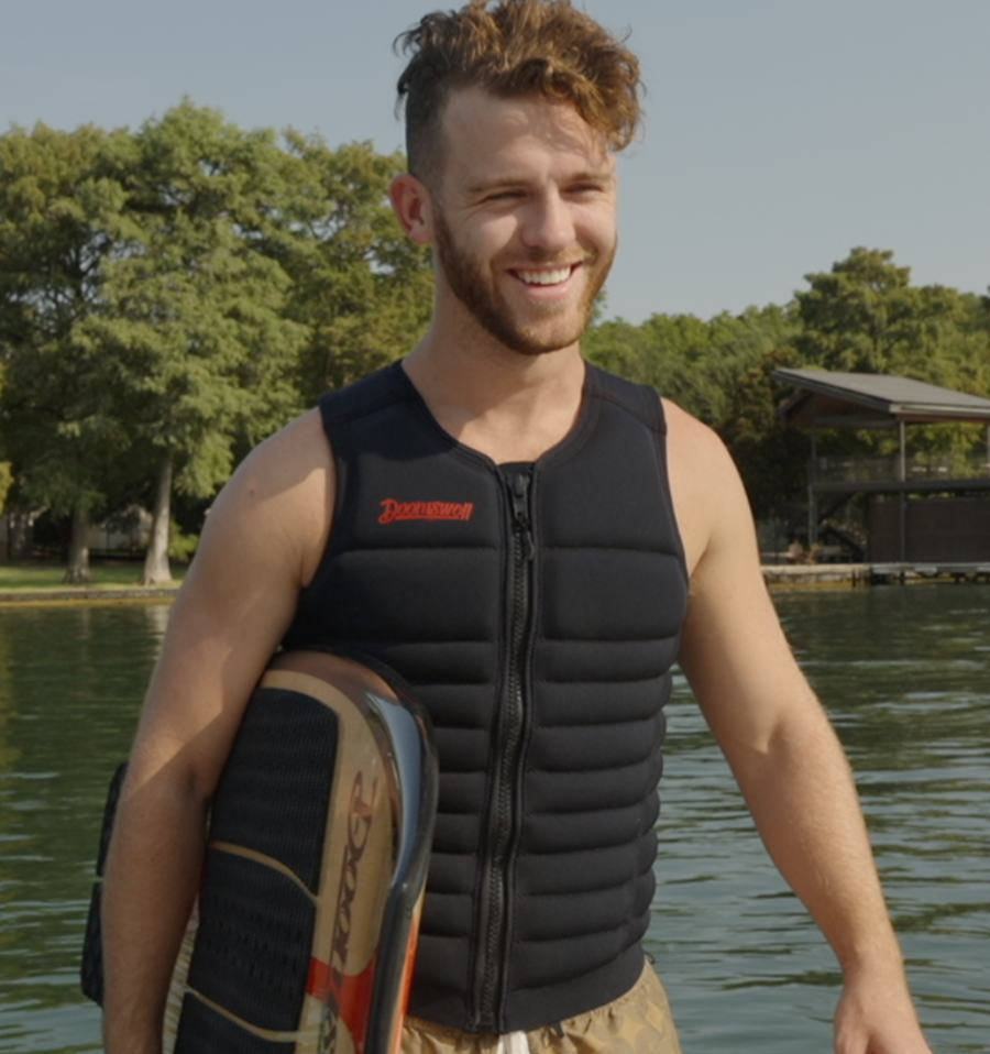 Wakesurf Vest - Black Red