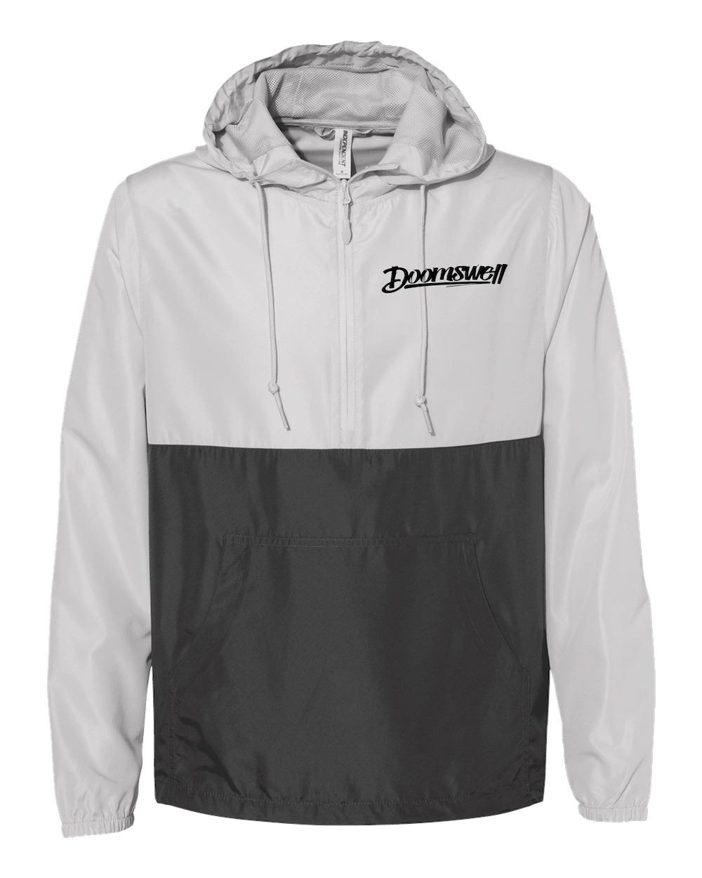 Thrasher half black shop half white hoodie